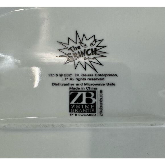 THE GRINCH XMas Christmas Faces Poses PLATTER 14 X 9.5" Dr. Seuss - Picture 6 of 7